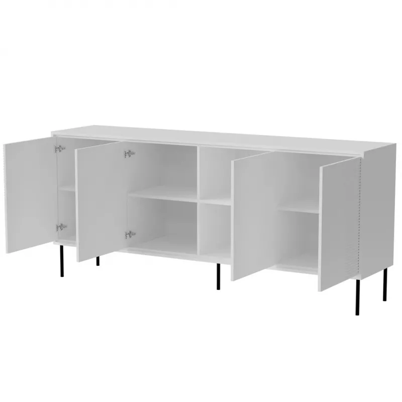 4D ABI -lipasto 200x45x88 mattavalkoinen