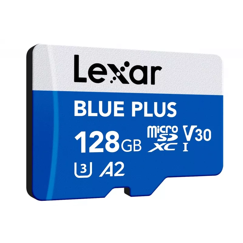 MicroSDXC-muistikortti Lexar BLUE PLUS 128 GB UHS-I U3 V30 170 MB/s