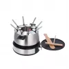 Severin FO 2471 fondue- ja crêpe-yhdistelmä, musta/ruostumaton teräs