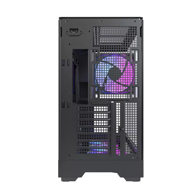 PC-kotelo Montech KING 45 PRO musta — micro ATX / Mini-ITX, Midi Tower