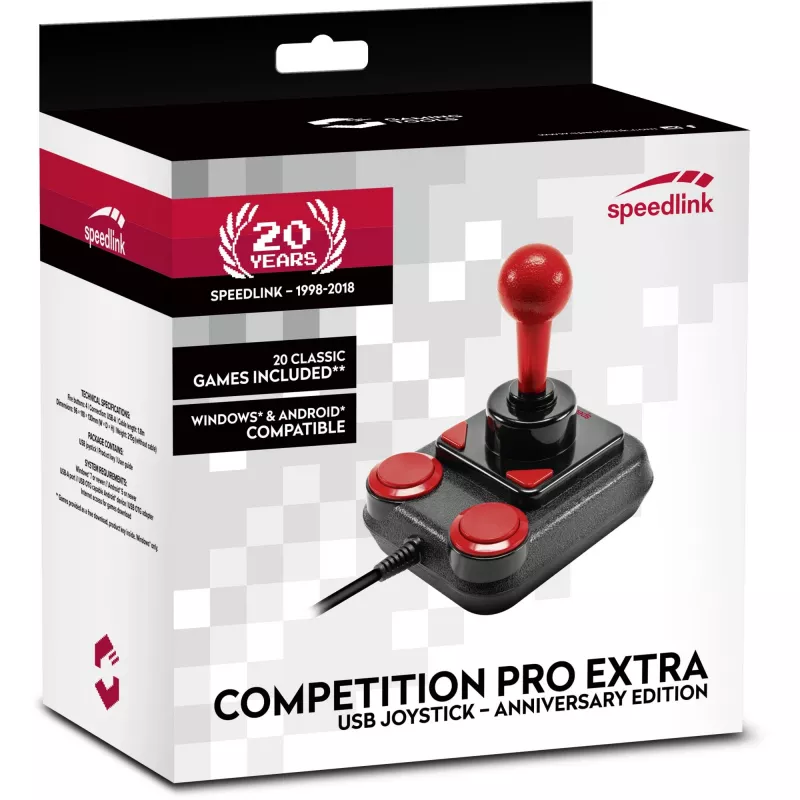 Joystick SPEEDLINK Competition Pro Extra musta punainen
