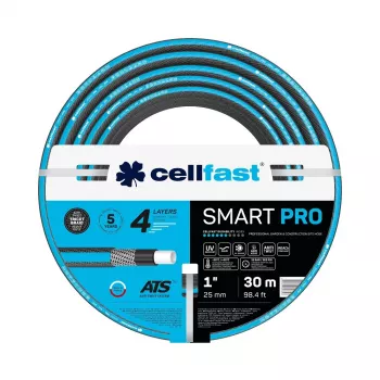 Puutarhaletku Cellfast Smart Pro ATS 1 tuuma 30 m – kestävä kasteluletku, jonka halkaisija on 1 tuuma ja pituus 30 metriä