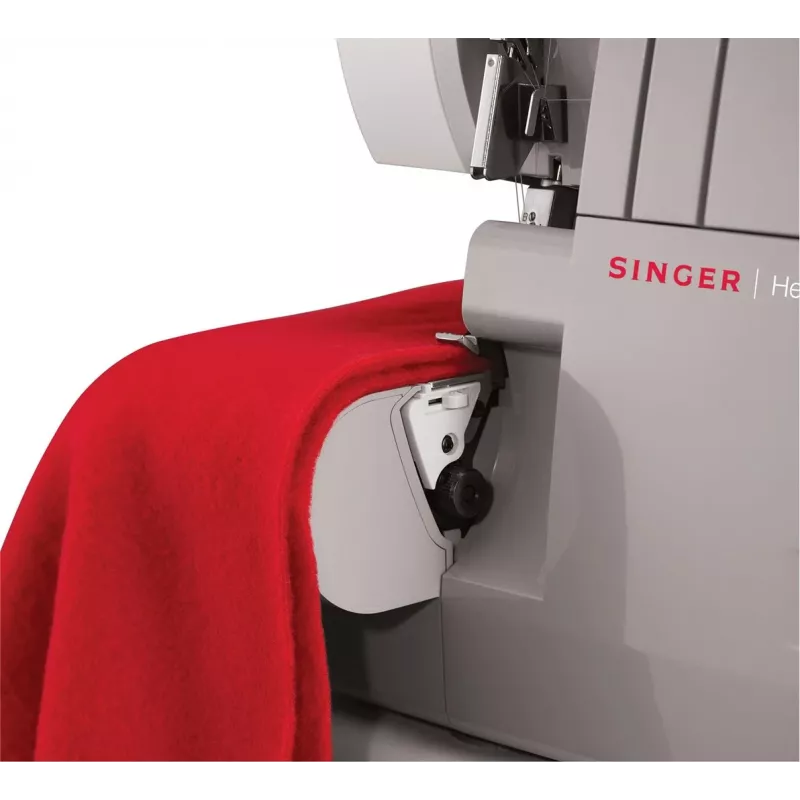 Overlock-ompelukone SINGER 14HD854 Heavy Duty sähkö 120 W harmaa