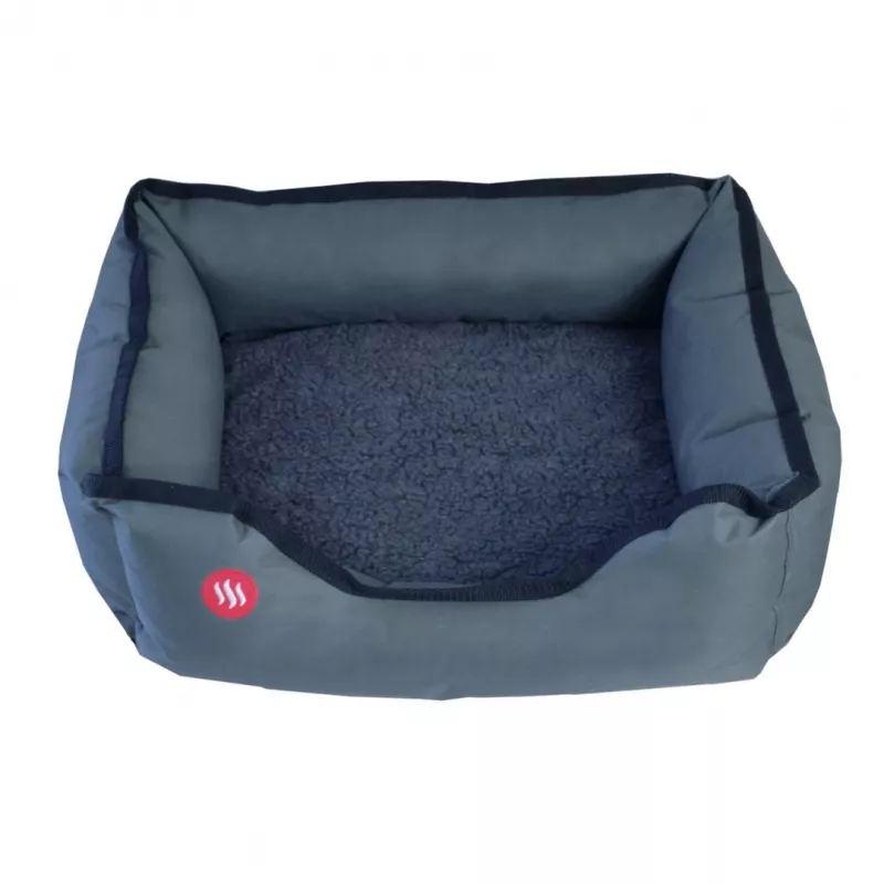 Lämmitysalusta Glovii GPETH koirille ja kissoille 580x450x180 mm, polyesteripäällinen, liukumaton pohja