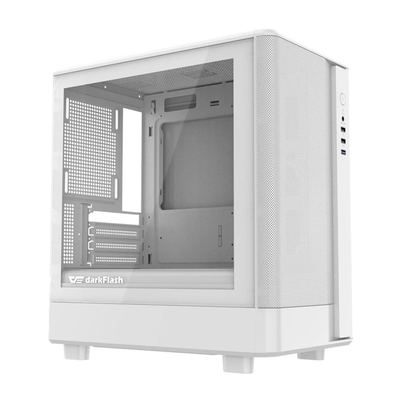 Tietokonekotelo Darkflash DB330M Mesh ATX valkoinen