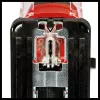 Einhell TC-JS 18/70 Li akkupistosaha 4321280, Power X-Change, 18 V, 2700 iskua/min, 70 mm leikkuusyvyys, sis. 2,5 Ah akun ja laturin, punainen/musta