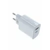 Yleislaturi 2x3A USB C + USB A Power Delivery valkoinen