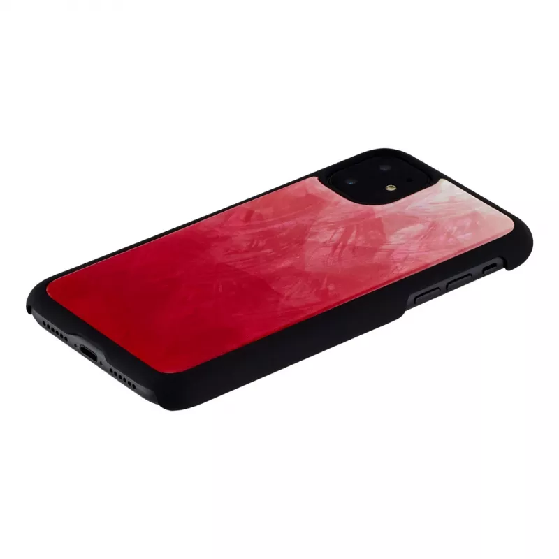Älypuhelinkotelo iKins iPhone 11 — Pink Lake mustin korostuksin