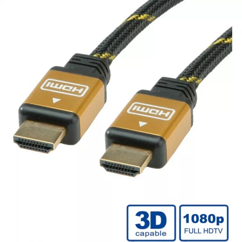 HDMI-kaapeli ROLINE GOLD HDMI M - HDMI M 15 m