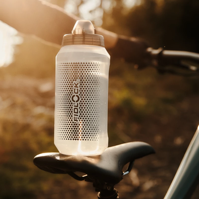 Fidlock Twist Bottle 750 Compact + Bike Base clear musta
