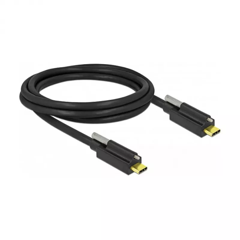 USB Type-C -kaapeli DeLOCK 84138 2 m musta