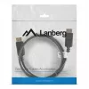 Lanberg DisplayPort-kaapeli 19 Pin V1.2 4K, 1M | CA-DPDP-10CC-0010-BK | DisplayPort - DisplayPort
