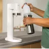 Brita sodaTRIO 1046735 hiilihapotuspullo, ruostumaton teräs, 1 l, valkoinen