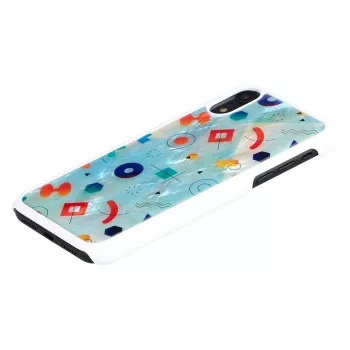 iKins älypuhelinkotelo iPhone XR — valkoinen Poppin Rock suojakotelo