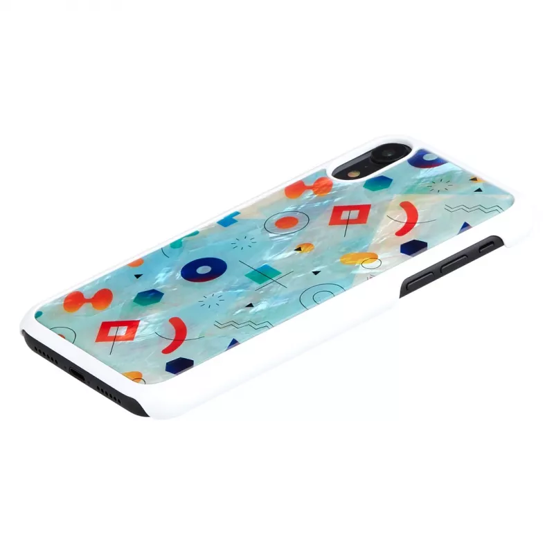 iKins älypuhelinkotelo iPhone XR — valkoinen Poppin Rock suojakotelo