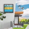 Bresser 7003220 Weather Center 7-in-1 Solar 6-Day 4cast Pro SF digitaalinen sääasema, LCD, musta