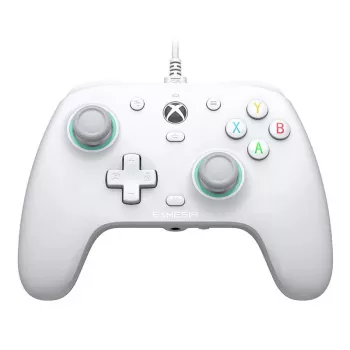 Langallinen USB-peliohjain GameSir G7 SE valkoinen Xbox One, Xbox Series X/S USB‑C 3 m kaapeli D-pad mikrofonin mykistys tilapainike