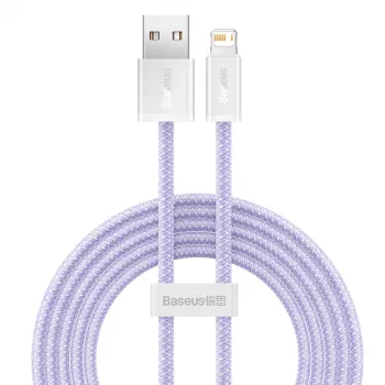 Baseus Dynamic kaapeli USB–Lightning, 2,4 A, 2 m (violetti)