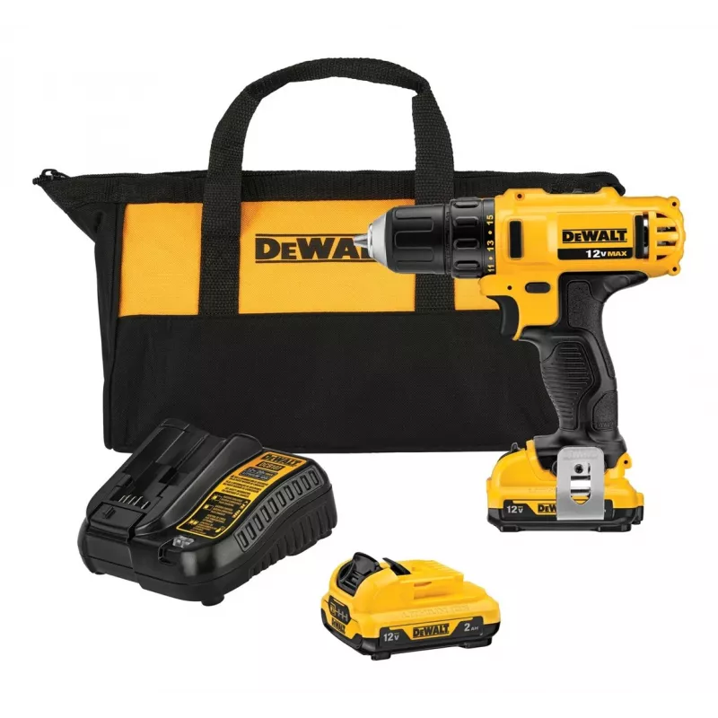 DeWALT DCD langaton 10,8V akkuporakone Li-Ion, Euro-pistoke