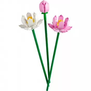 LEGO rakennussarja LEGO 40647 Lotus Flowers — Botanical Collection modulaarinen malli, 220 osaa, korkeus 300 mm, ikä 8+