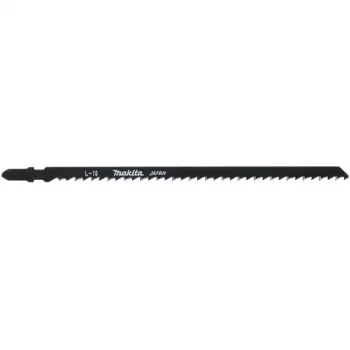Makita L-10 - pistosahanterä - puulle, muoville, vanerille, viilupuulle, polyvinyylikloridille (PVC) - 5 kpl - T-varsi - pituus: 180 mm - M