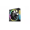 DeepCool FL12R 3-in-1 120 mm kotelotuulettimet (3 kpl), Reverse, 4-pin PWM, 500–2150 r/min, FDB, mustat