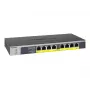 NETGEAR GS108PP hallitsematon Gigabit Ethernet (10/100/1000) Power over Ethernet (PoE) musta
