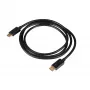 Akyga AK-AV-10 DisplayPort-kaapeli, uros/uros, kullatut liittimet, 1,8 m, musta