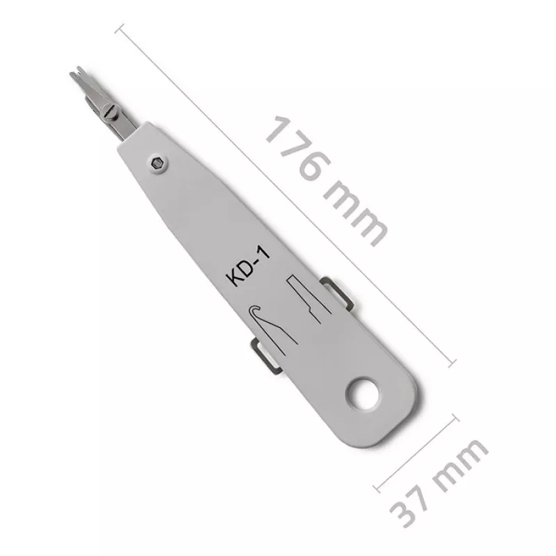 Asennustyökalu QOLTEC 54492 kaapelin päättämiseen (KRONE/LSA-yhteensopiva)