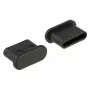 Liitinsuojus DeLOCK 64014 USB Type-C musta 10 kpl
