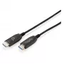 HDMI AOC hybridi-kuitu-kaapeli DIGITUS UHD 8K, 80 m