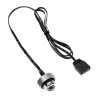 XSPC ARGB LED sulkutulppa, G1/4, 5V 3Pin - kromi