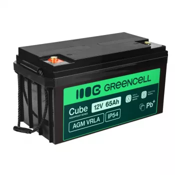 AGM VRLA -akku 12V 65Ah IP54