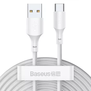 USB-kaapeli Baseus TZCATZJ-02 1,5 m USB A USB C valkoinen