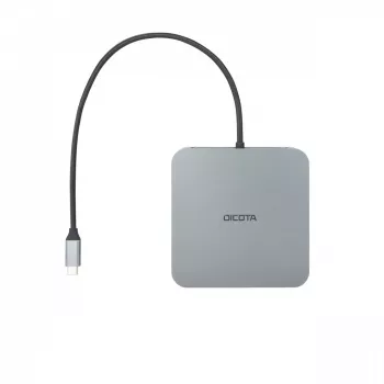 DICOTA D32057 USB Type-C -keskitin 10000 Mbit/s hopea