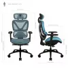 ThunderX3 XTC ergonominen toimistotuoli - musta/sininen