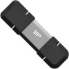 Silicon Power SP128GBUC3C51V1S USB-muistitikku 128 GB USB Type-A / USB Type-C 3.2 Gen 1 (3.1 Gen 1) musta, hopea