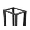 Lanberg Open Rack 22U musta (22HE, 19 tuuman rack), palvelinrack, musta