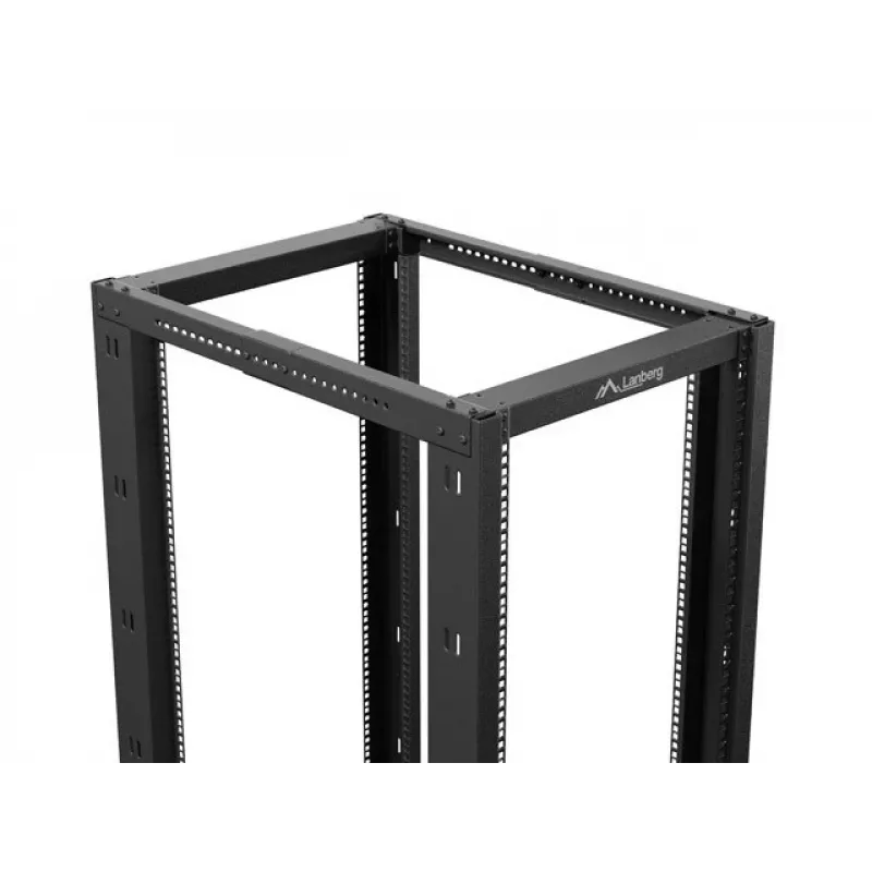 Lanberg Open Rack 22U musta (22HE, 19 tuuman rack), palvelinrack, musta