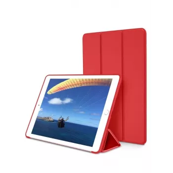 Tabletin nahkakotelo Devia iPad Air 2019 / iPad Pro 10.5 -laitteelle kynäkololla, punainen