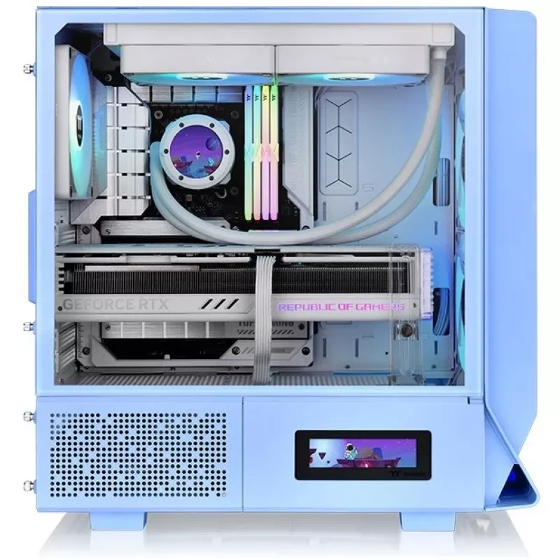 Thermaltake Ceres 330 TG - Midi Tower - PC - sininen - ATX - EATX - micro ATX - Mini-ITX - SPCC - Tempered Glass - 18,5 cm (CA-1Y2-00MFWN-00)