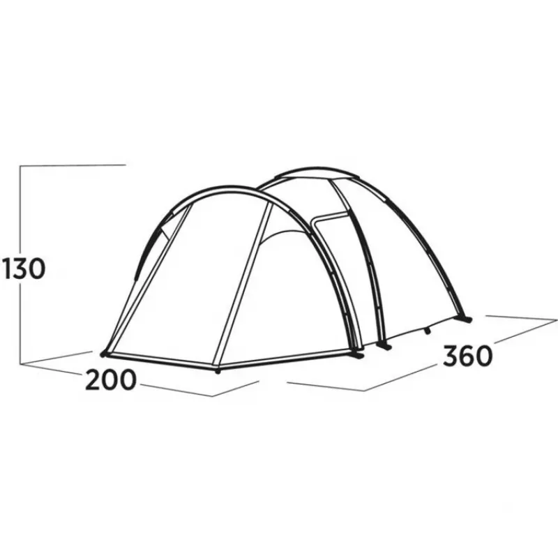 Easy Camp Lomsdal 3 vihreä kupoli-/iglu-teltta