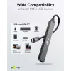 Goobay Slim 5-porttinen USB-keskitin, USB-C™–USB-C™/USB-A, USB 3.2 (74460)