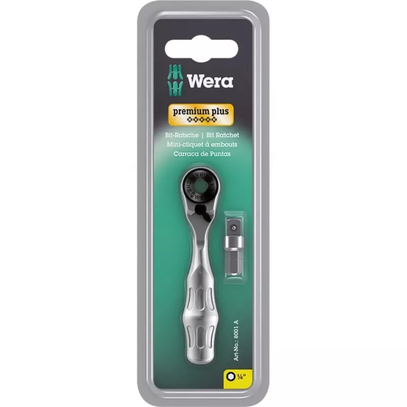 Wera 8001 A Zyklop Mini 1 terä-räikkäruuvimeisseli