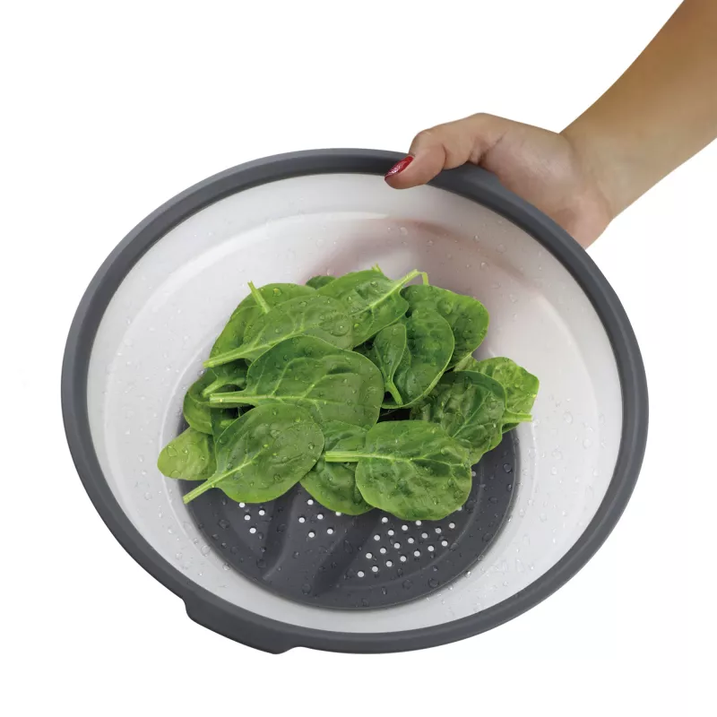 Ruokasuojakupu JATA HACC4530 harmaa valkoinen pyöreä 26 cm