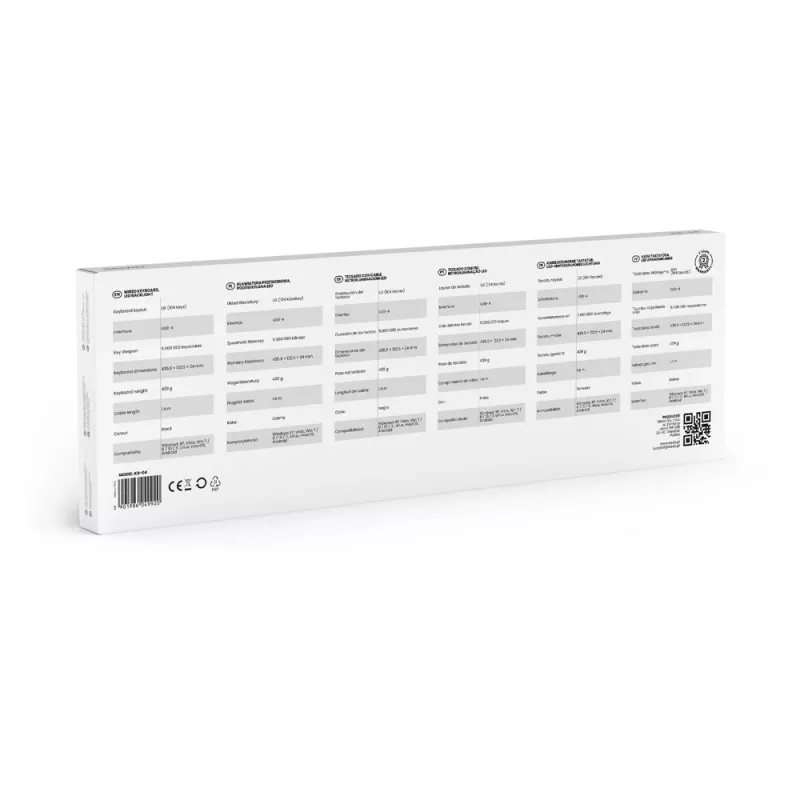 Savio KB-04 näppäimistö koti/toimisto USB QWERTY UK International musta