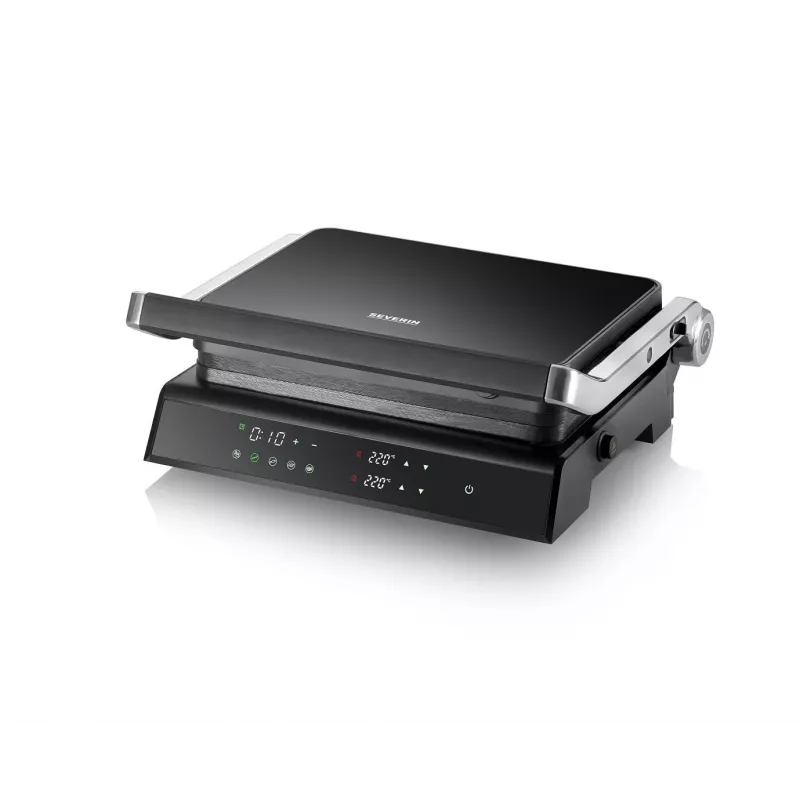 Kontaktigrilli Severin KG 2399 musta ruostumaton teräs 1800 W