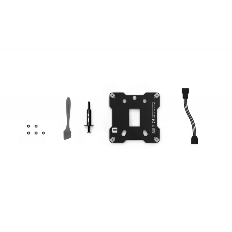 Coldplate Alphacool 13851 akryyli läpinäkyvä 88x88x32.3mm