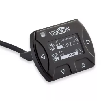 Aqua Computer VISION Touch ulkoisella USB-kaapelilla, IR, lämpötilanmittaus