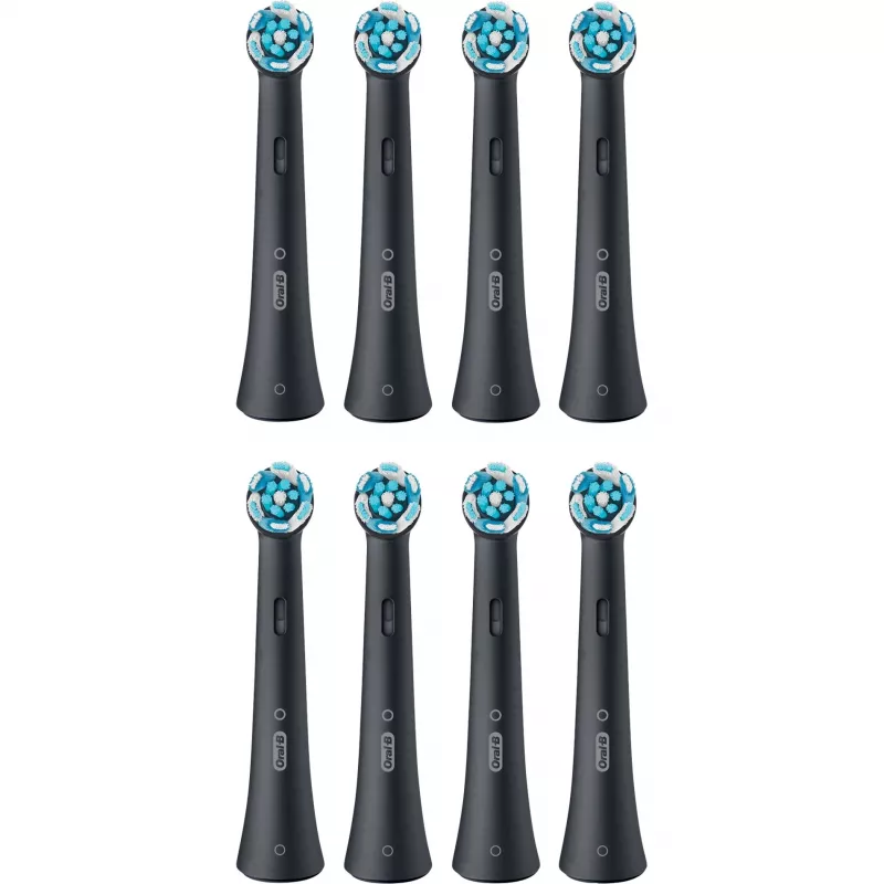 Varaosat hammasharjanpäät Oral-B IOUR8BK 8 kpl:n pakkaus, musta